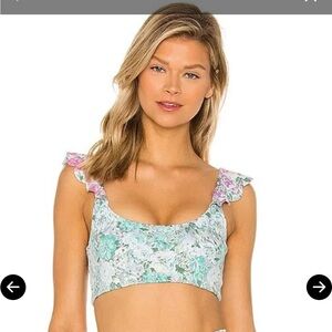 Beach Riot Audrey Floral Sports Bra